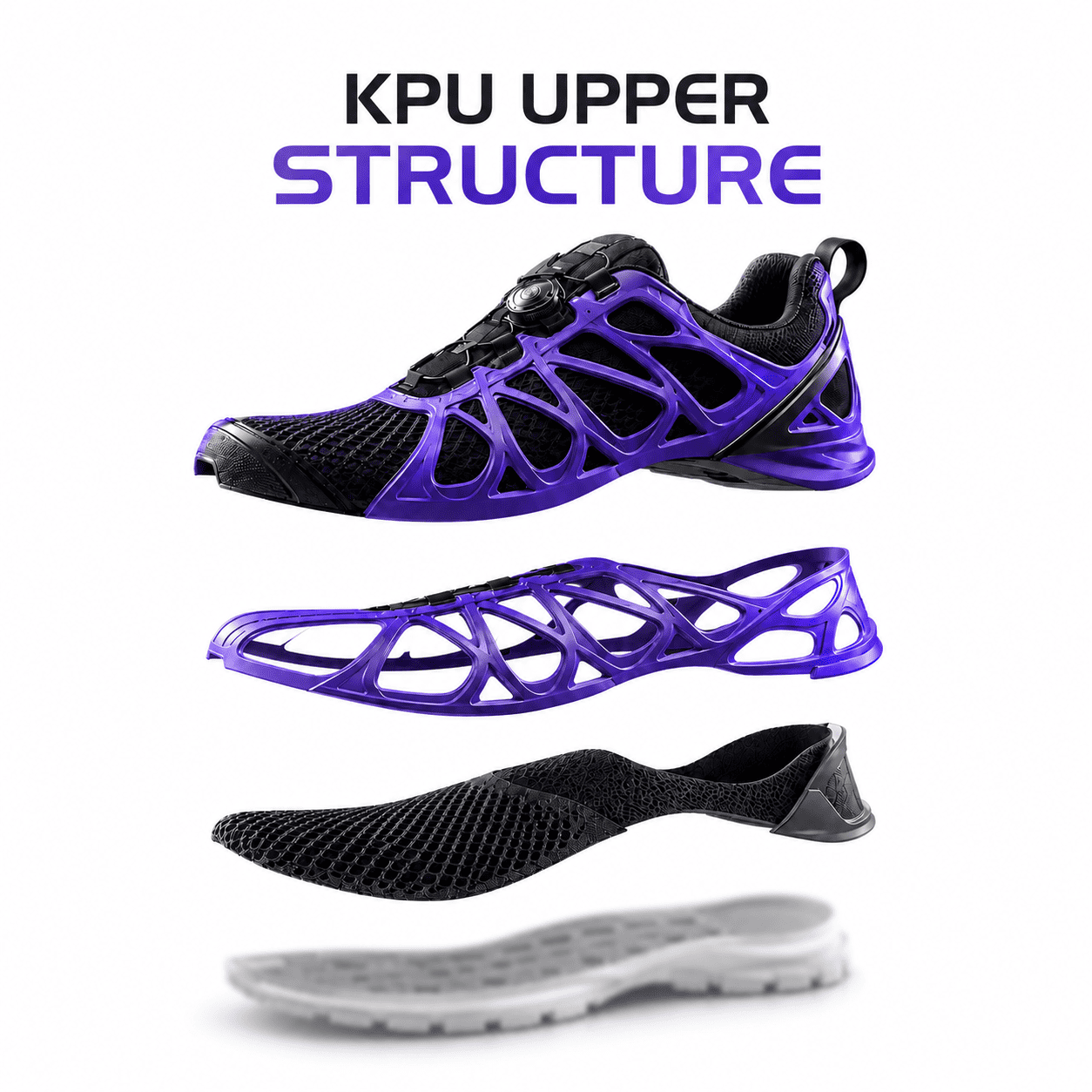 Specialized molded footwear including fencing shoes