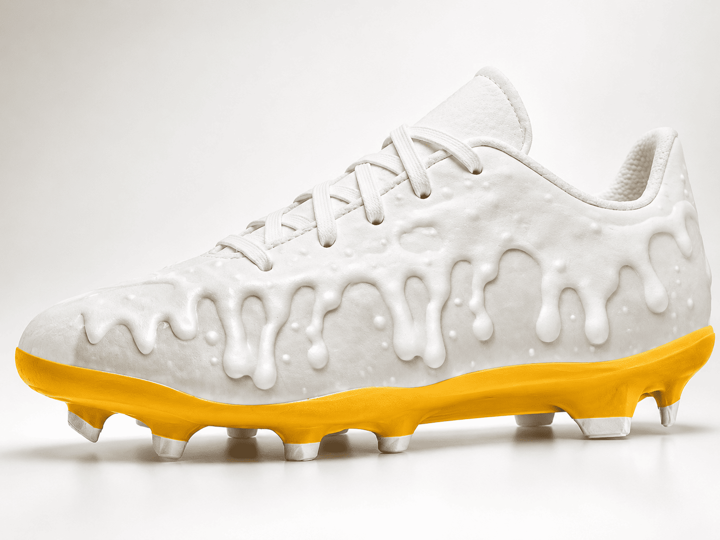 Football shoe molded upper sample