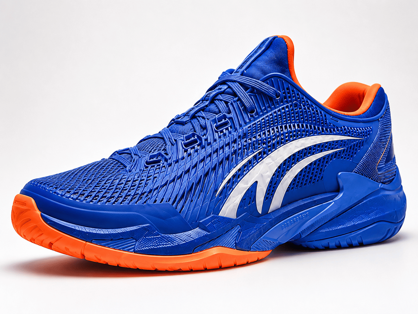 Tennis shoe molded upper sample